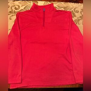Izod Men's Vibrant Red Zip-Up Sweater